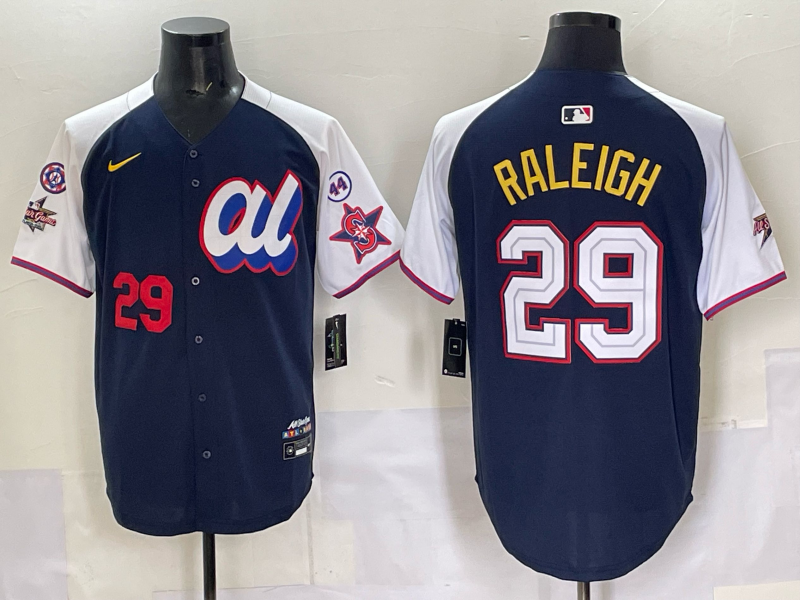 Men Seattle Mariners #29 Raleigh Blue MLB  All star Nike 2025 Jersey style 002